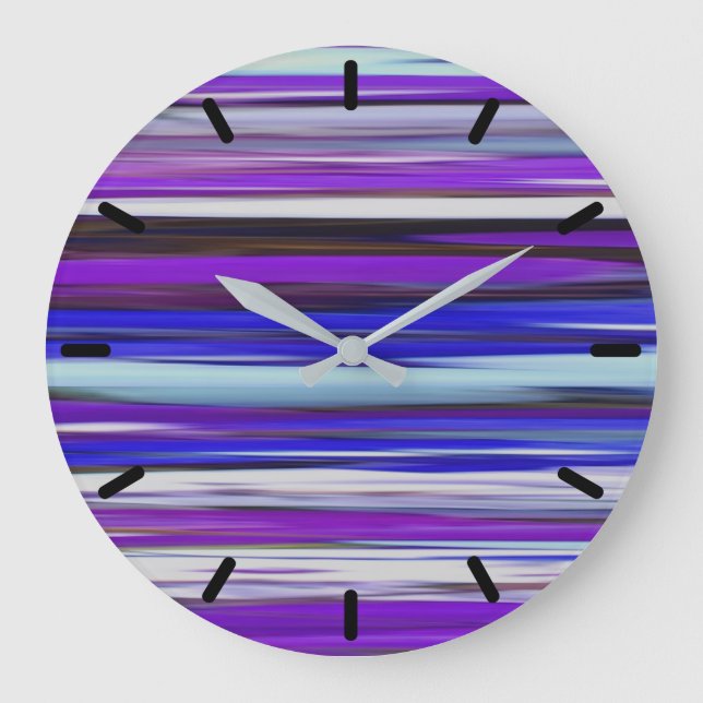 Abstract #2: Ultraviolet blur Large Clock (Front)