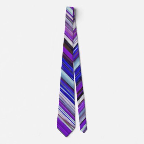 Abstract 2 Ultraviolet blur Neck Tie