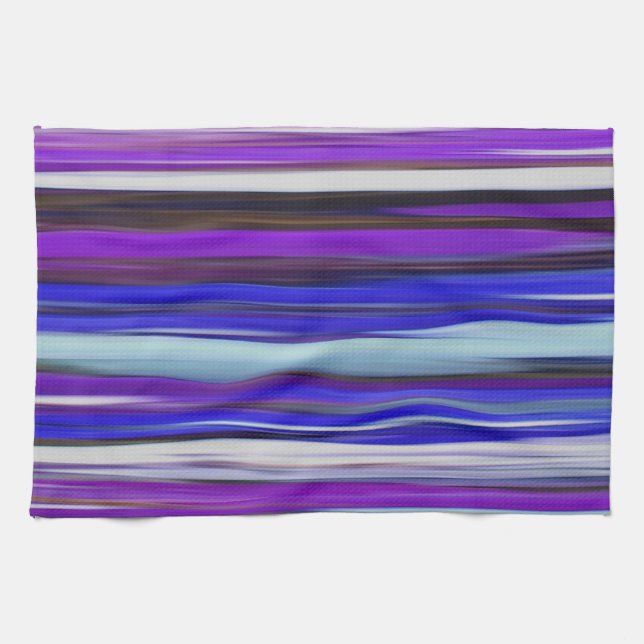 Abstract #2: Ultraviolet blur Towel (Horizontal)