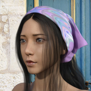 Abstract 336 a Pastel Kaleidoscope Bandana