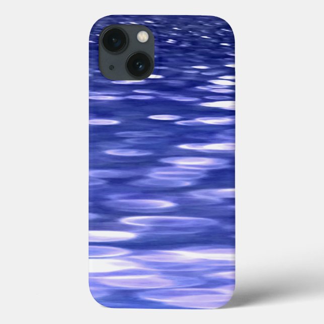 Abstract #3: Blue shimmer Case-Mate iPhone Case (Back)