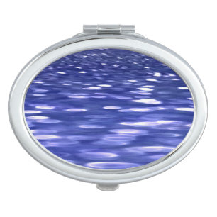 Abstract #3: Blue shimmer Vanity Mirror