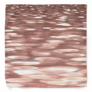 Abstract #3: Copper Rose Gold shimmer Bandana