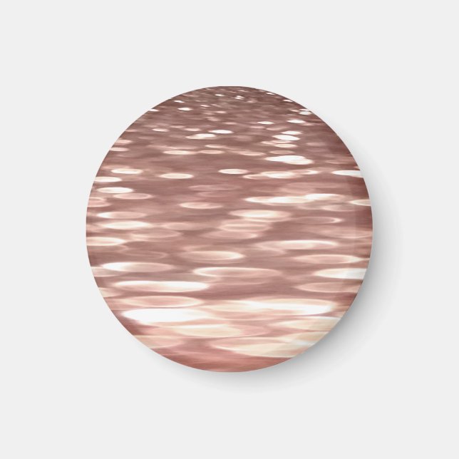 Abstract #3: Copper Rose Gold shimmer Magnet (Front)