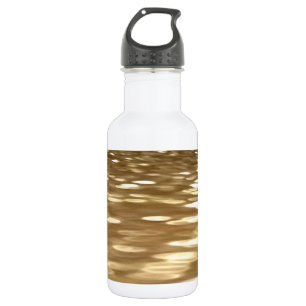 Abstract #3: Gold shimmer Stainless Steel Water Bottle