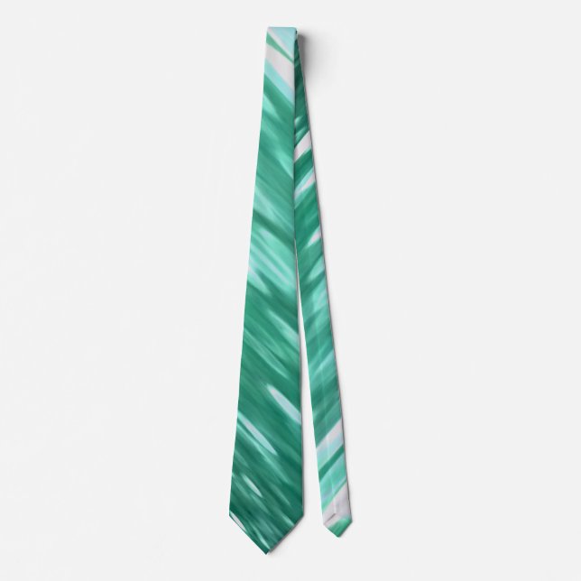 Abstract #3: Green Shimmer Tie (Front)