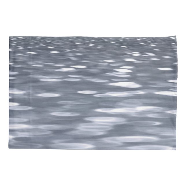 Abstract #3: Gunmetal shimmer Pillowcase (Back)