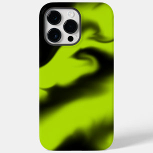 Abstract 3 in Black and Lime Green Case-Mate iPhone 14 Pro Max Case