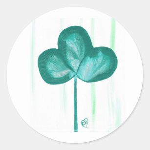 Green Clover Leaf Baseball, Zazzle