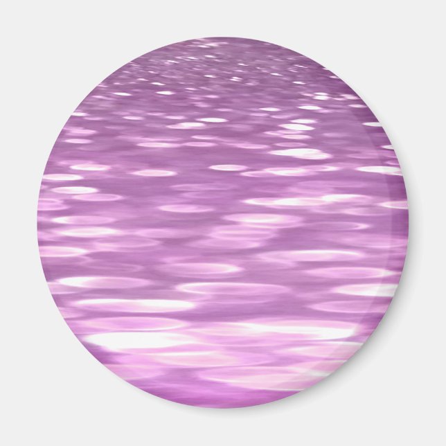 Abstract #3: Lilac Shimmer Magnet (Front)