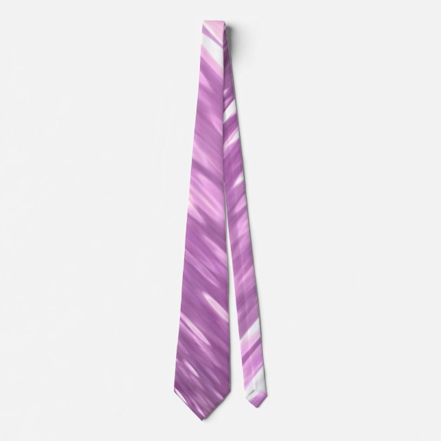 Abstract #3: Lilac Shimmer Neck Tie (Front)