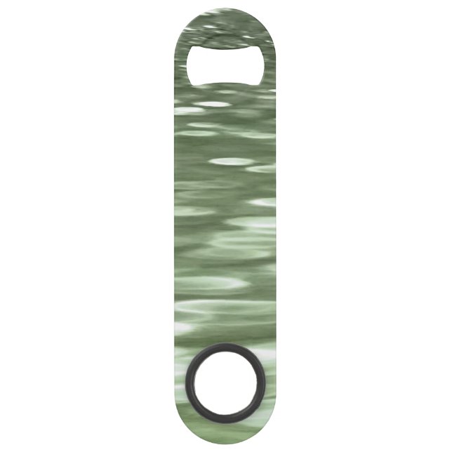 Abstract #3: Olive green blur Bar Key (Front)