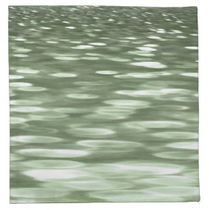 Abstract #3: Olive green blur Cloth Napkin