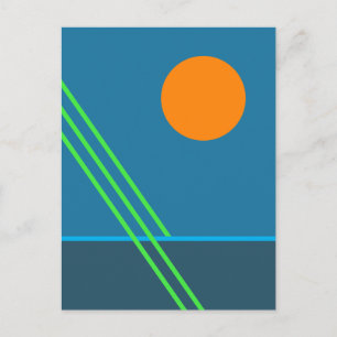 Abstract 3 postcard
