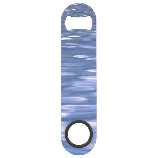 Abstract #3: Powder blue shimmer Bar Key (Front)