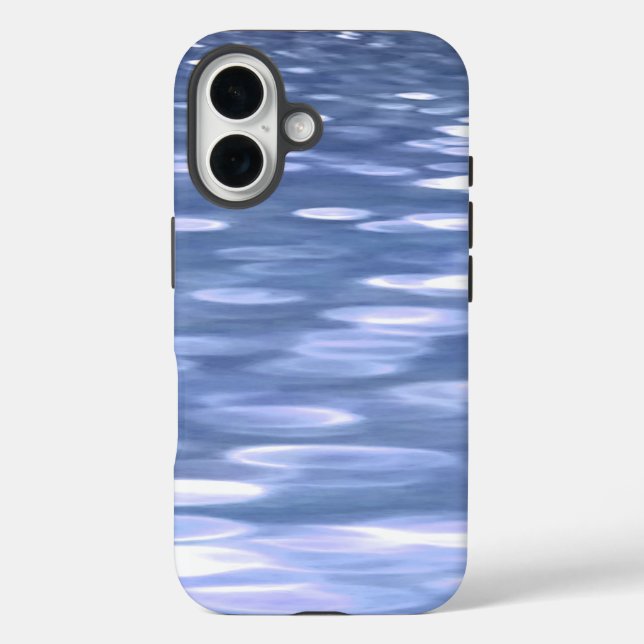 Abstract #3: Powder blue shimmer Case-Mate iPhone Case (Back)