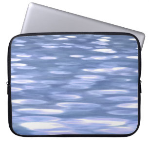 Abstract #3: Powder blue shimmer Laptop Sleeve