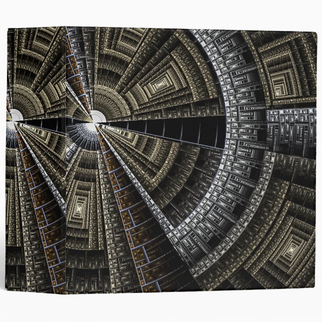 Abstract 3 Ring Binder (Front/Spine)