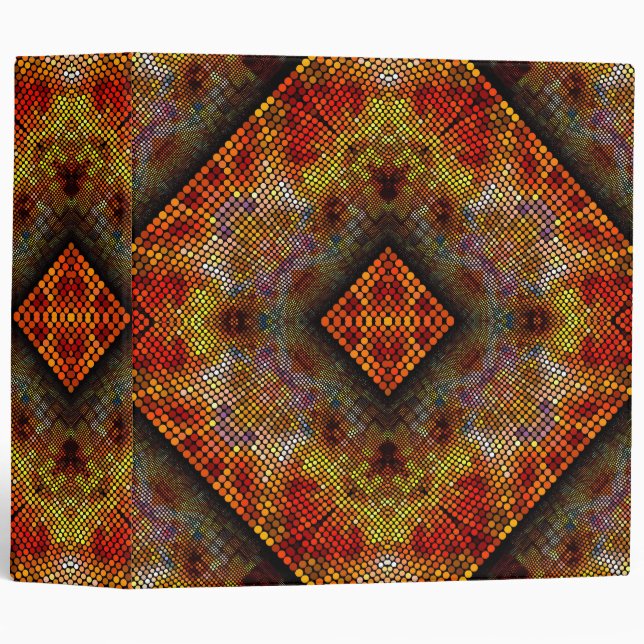 Abstract 3 Ring Binder (Front/Spine)