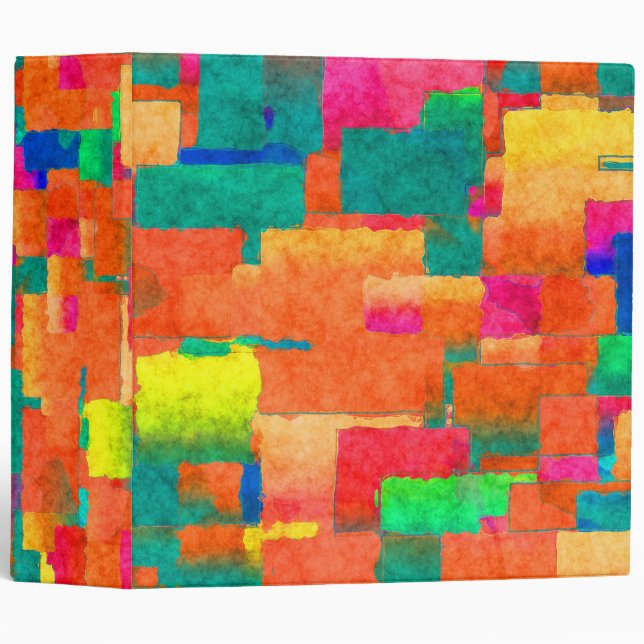 Abstract 3 Ring Binder (Front/Spine)