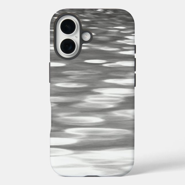 Abstract #3: Silver gray shimmer Case-Mate iPhone Case (Back)