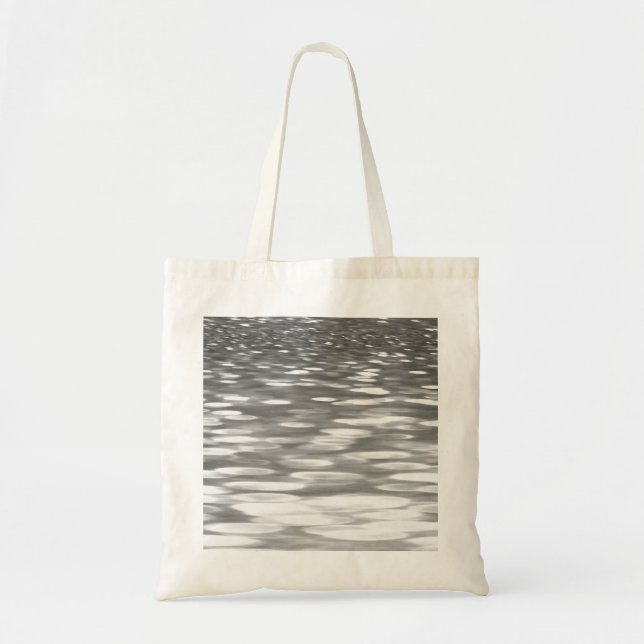 Abstract #3: Silver grey shimmer Tote Bag (Front)