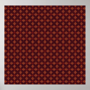 Abstract 3D Illustration of Modern Pattern3d illus Poster