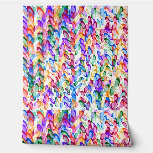 Abstract 3d Leafs Murals Wallpaper  (Unrolling)