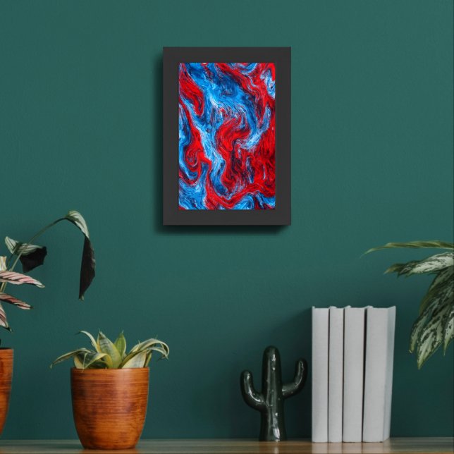 Abstract 3D oil painting  Framed Art (Living Room 2)