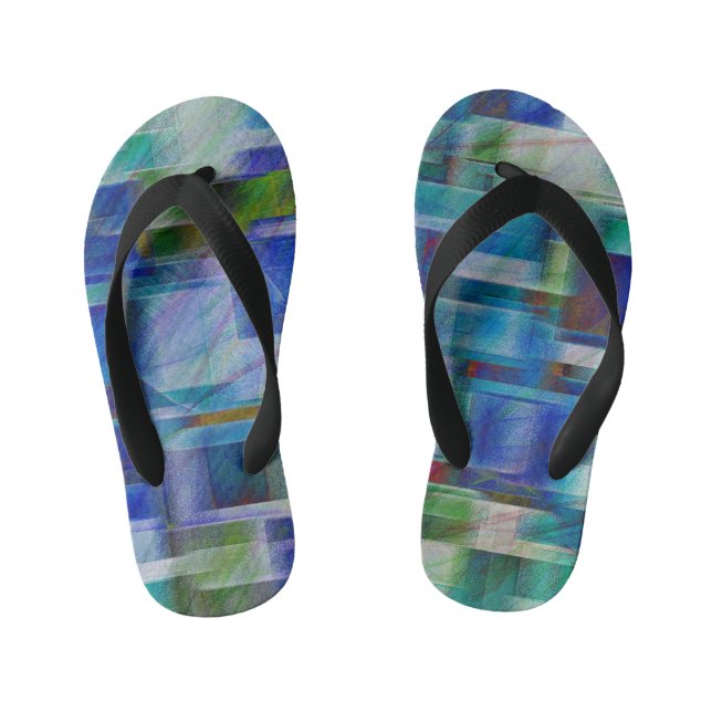Abstract 404 kid's flip flops (Footbed)