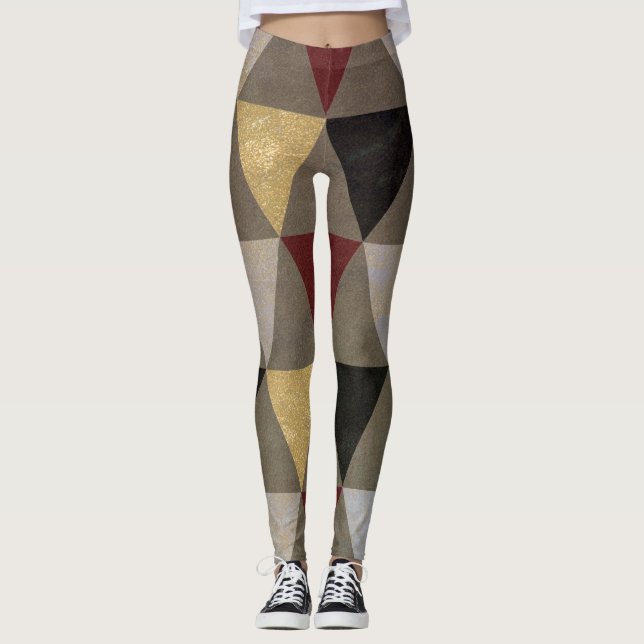 Abstract #476 leggings (Front)