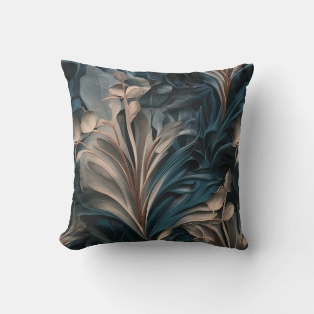 Abstract  4 throw pillow (Front)