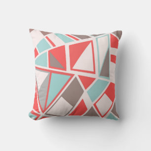 Abstract #542 throw pillow