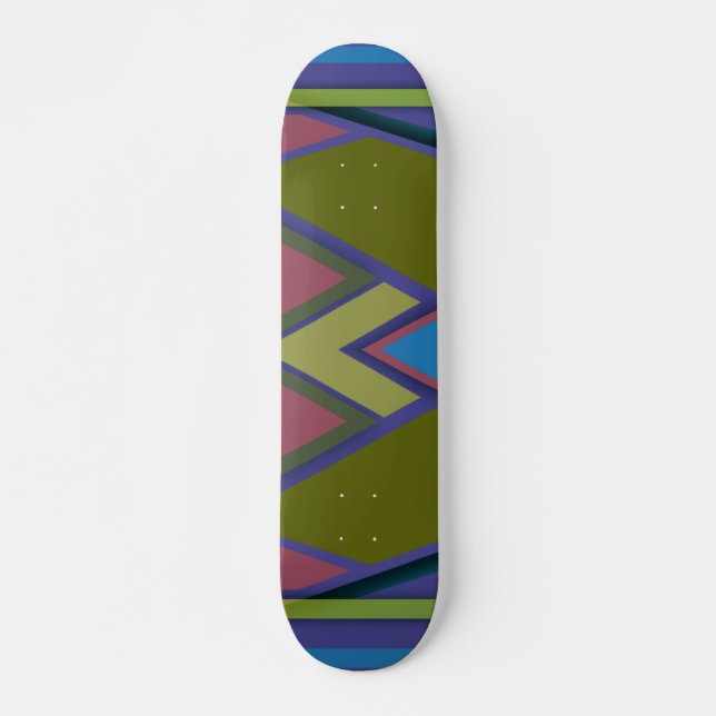 Abstract #575 skateboard deck (Front)
