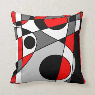 Abstract #73 throw pillow