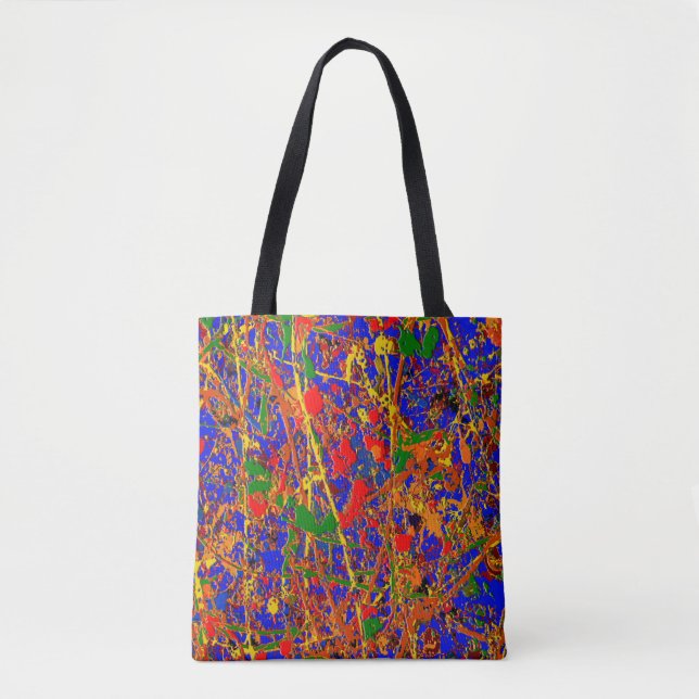 Abstract #741 tote bag (Front)