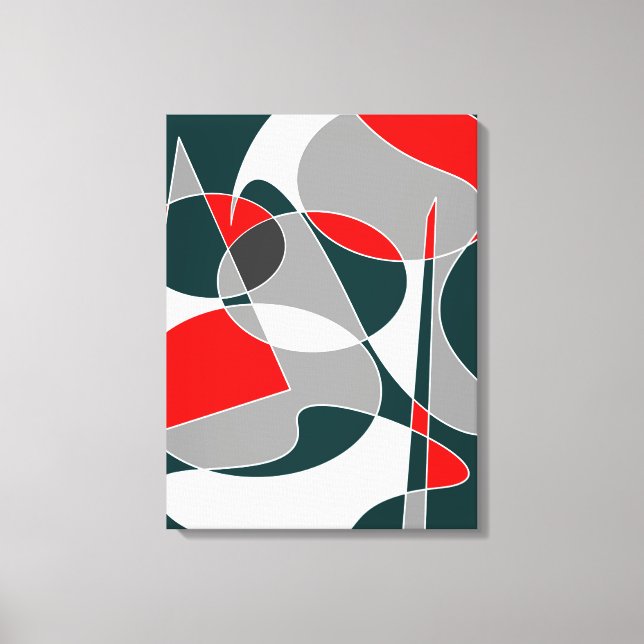 Abstract #76 canvas print (Front)