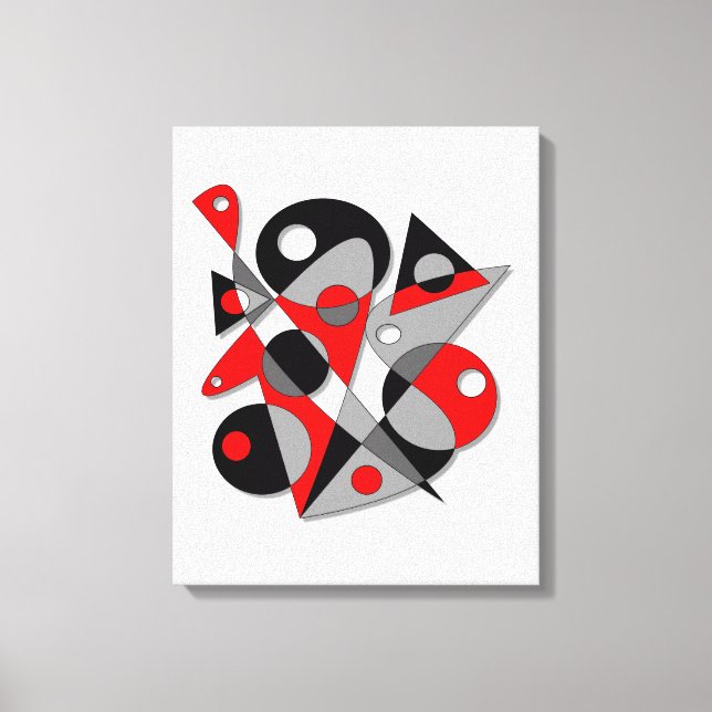 Abstract #81 canvas print (Front)