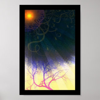 abstract 8 poster