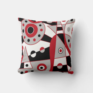 Abstract #953 throw pillow
