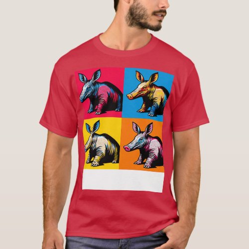 Abstract Aardvark Adventure Art T_Shirt