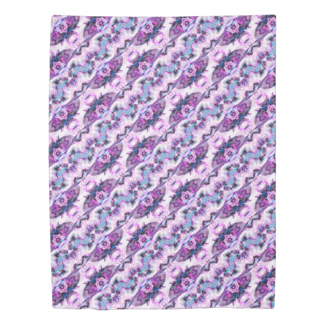 Abstract Abalone Shell 2 Duvet Cover (Front)