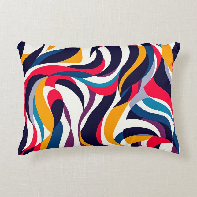 Abstract Accent Pillow (Front)