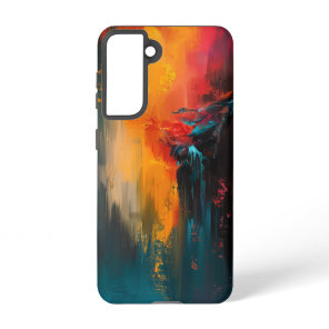 Abstract Acrylic Colorful Samsung Galaxy S21 Case