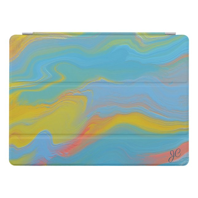 Abstract Acrylic Flow - Summer Breezes iPad Pro Cover (Horizontal)