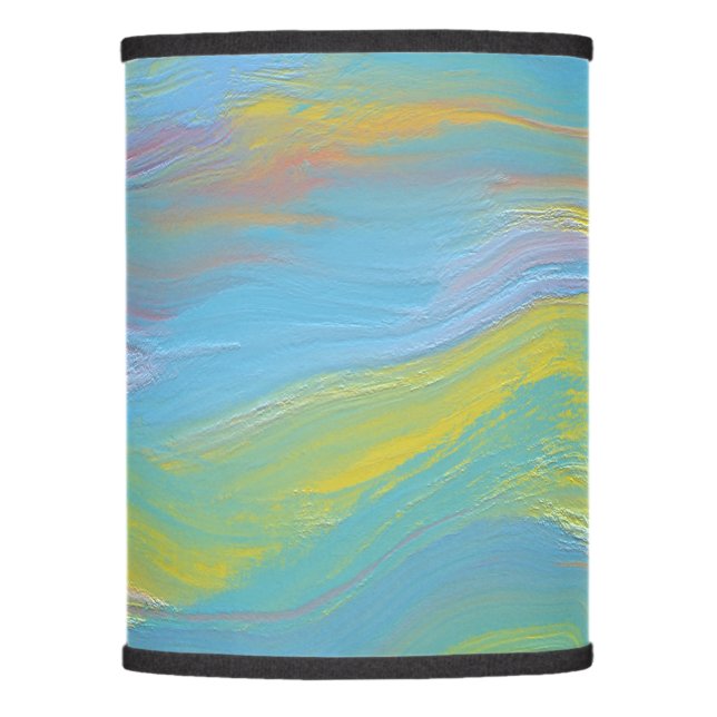 Abstract Acrylic Flow - Summer Breezes Lamp Shade (Front)