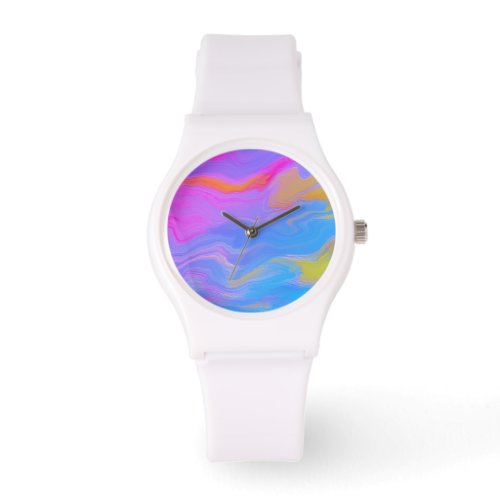 Abstract Acrylic Flow _ Summer Breezes Watch