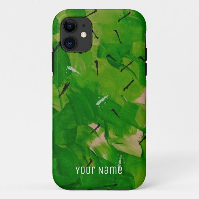 Abstract Acrylic iPhone Case (Back)