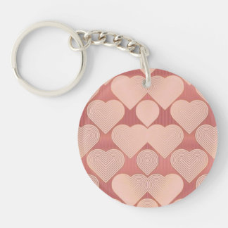 Abstract acrylic keychain