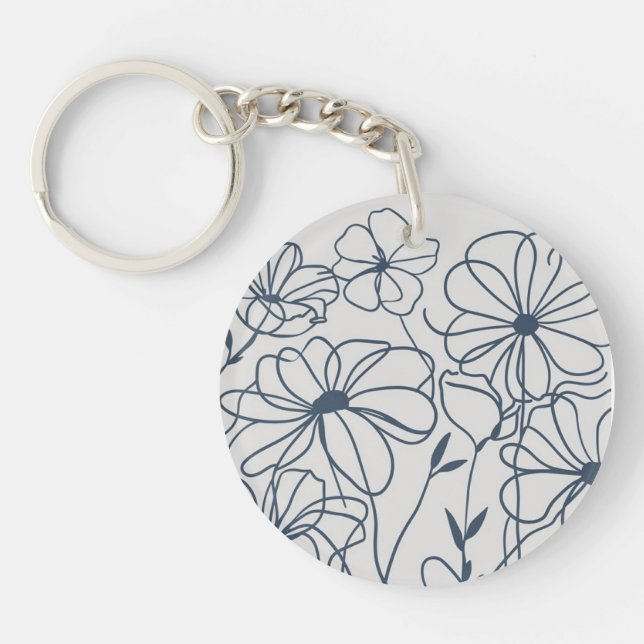 Abstract acrylic keychain (Front)